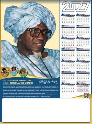 Calendrier 2027 IDM, modèle 03
