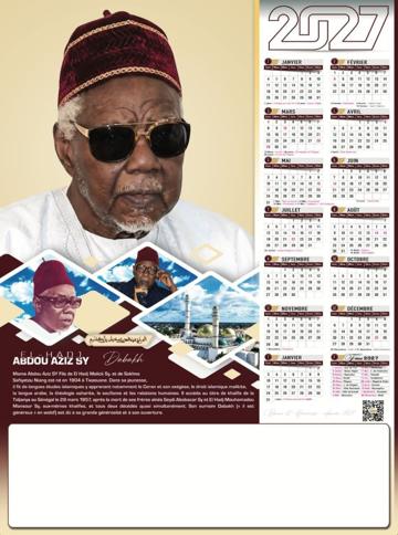 Calendrier 2027 IDM, modèle 13